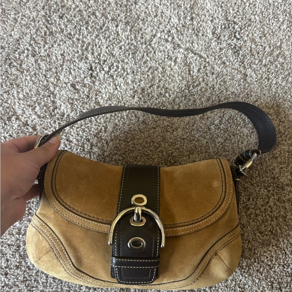 Coach Suede Soho Shoulder Bag